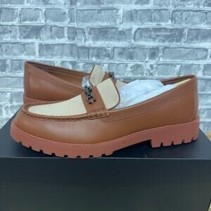 Coach Brooks Canvas Loafer 1941 Saddle Brown CR889 Mens Size 10D New